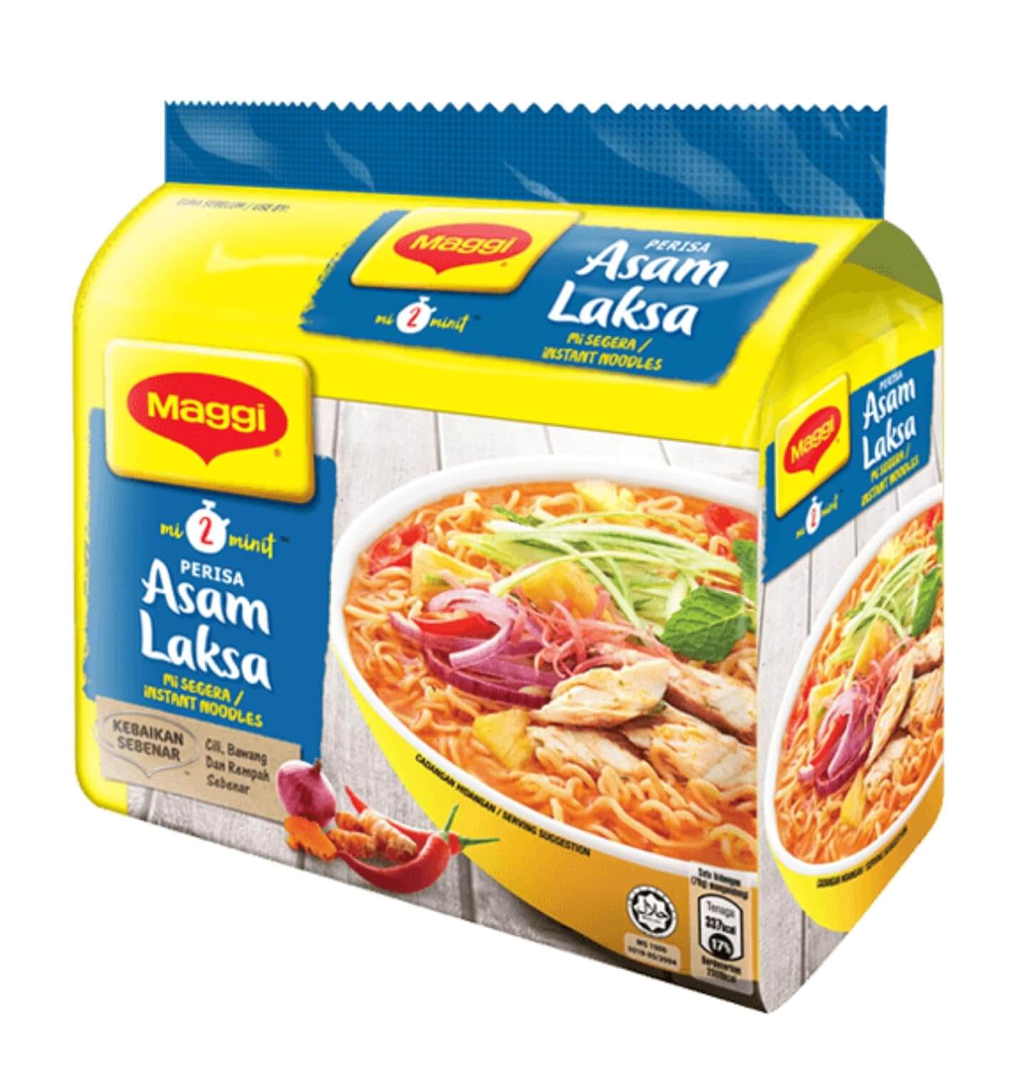 MAGGI 2 Minit ASAM LAKSA Noodles