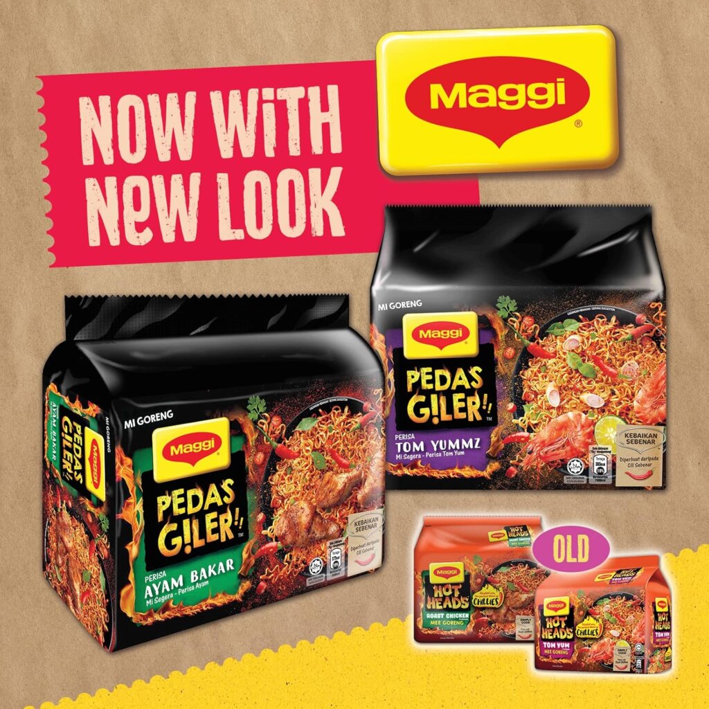 MAGGI Pedas Giler AYAM BAKAR [ Roasted Chicken Flavor ] 2