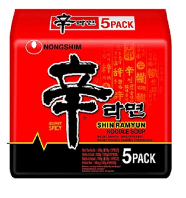 Nongshim Shin Ramyun Korean Style Spicy Noodle
